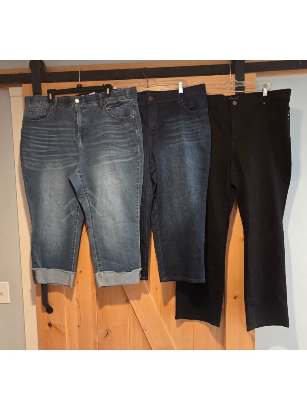 Lot of 3 Plus Size 20W & 22W Terra Sky Capri Gloria Vanderbilt Jordan Curvy Boot